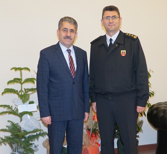 Yalova İl Jandarma Komutanından Prof. Dr. Cebeci’ye Ziyaret