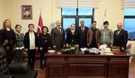 Aile ve Sosyal Politikalar İl Müdürü Faruk Uysal ve Heyeti Rektörümüzü Ziyaret Etti