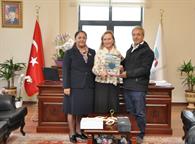 HATİAB Yönetim Kurulu Başkanı İbrahim Güder Rektörümüzü Ziyaret Etti