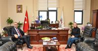 Çiftlikköy Kaymakamı Cengiz Karabulut Rektörümüzü Ziyaret Etti