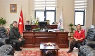 Yalova İl Jandarma Komutanı J. Alb. Ali Gemalmaz Rektörümüzü Ziyaret Etti