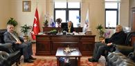 KYK Yalova İl Müdürü Mehmet Kalyon ve İl Millî Emlak Müdürü Mustafa Kozan Rektörümüzü Ziyaret Etti