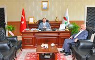 İl Genel Meclisi Başkanı Yaşar Demirel Rektörümüzü Ziyaret Etti