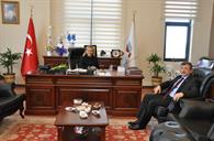 Gençlik Hizmetleri ve Spor İl Müdürü Metin Kaplan Rektörümüzü Ziyaret Etti