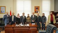 Murat Arslanhan ve Lale Dondurmacı’dan Rektörümüze Ziyaret
