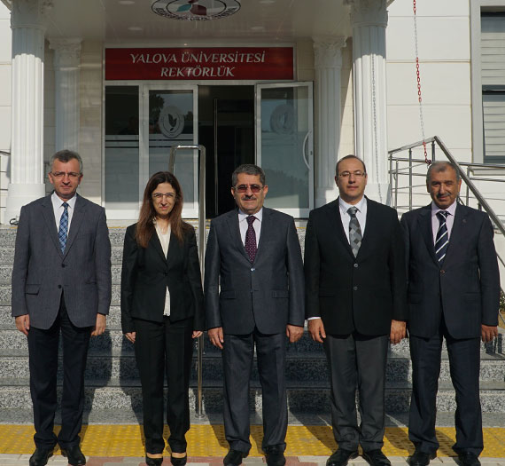 Vali Yılmaz’dan Rektörümüze Veda Ziyareti
