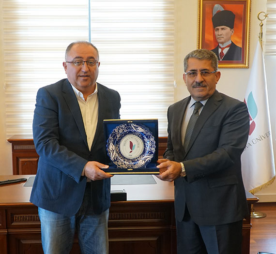 Yalova Belediye Başkanı Vefa Salman’dan Rektörümüze İade-i Ziyaret