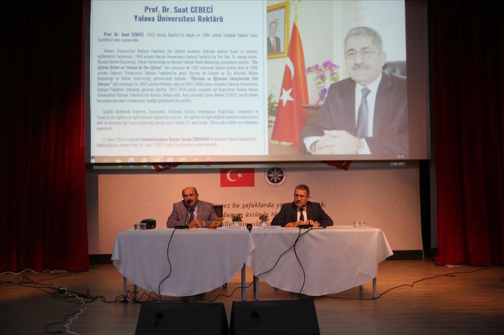 Rektörümüz Prof. Dr. Suat Cebeci Ve Rektör Yardımcımız Prof. Dr. Rahmi Karakuş Konuşmacı Olarak Söyleşiye Katıldı