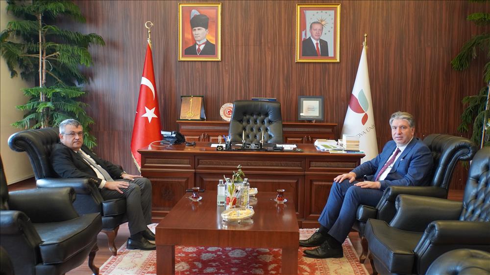 Çiftlikköy Kaymakamından Rektörümüze Ziyaret