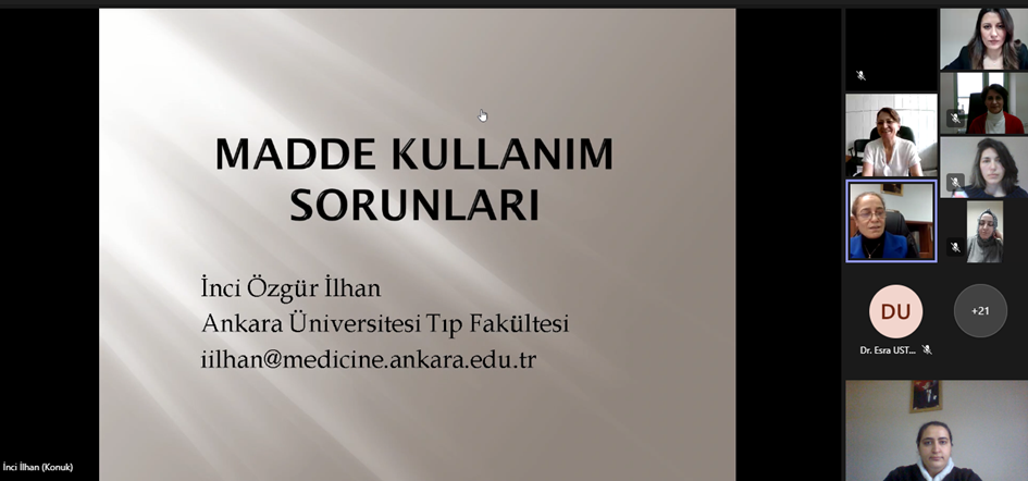 “Bağımlılıkla Mücadelede Farkındalık” Konulu Webinar - II Düzenlendi 