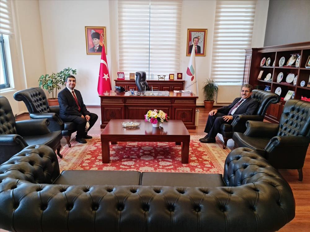 TUSAŞ Ar-Ge Bölge Müdürü Prof. Dr. Ali Rıza Yıldız’dan Rektörümüze Ziyaret