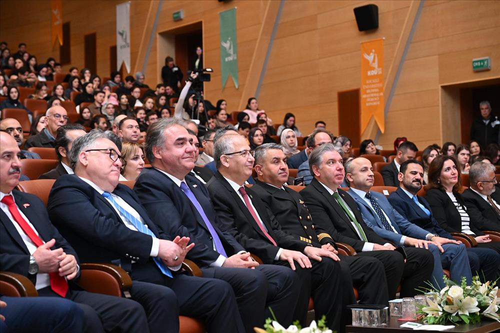 Our Rector, Prof. Mehmet Bahçekapılı, attended the Student Congress on Scientific Research.