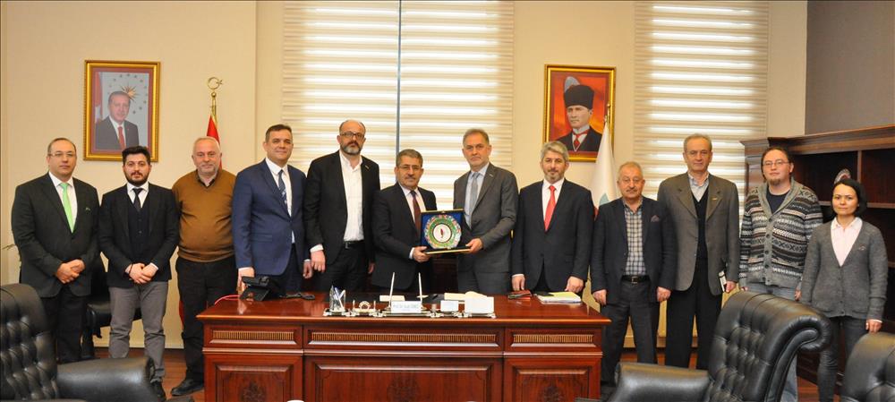 Müsiad Yetkilileri Rektörümüz Prof. Dr. Suat Cebeci’yi Ziyaret Etmişlerdir.