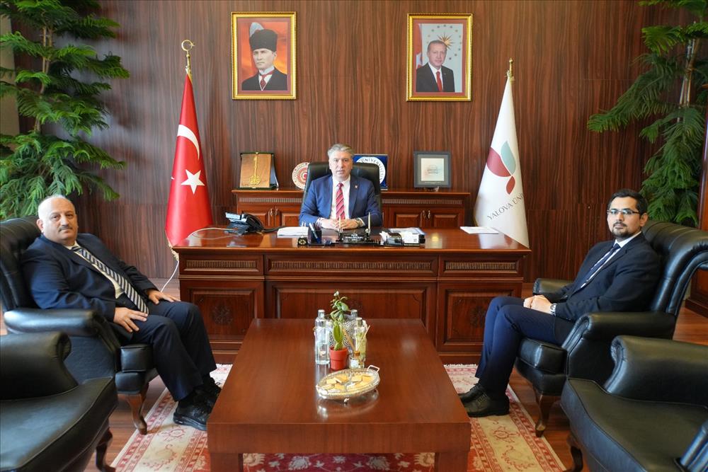 Yalova İl Sağlık Müdürü, Rektörümüzü Ziyaret Etti