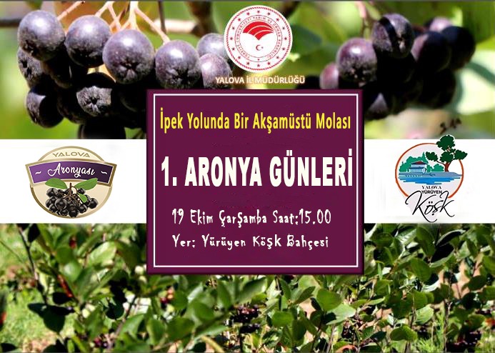 1.Aronya Günleri Yürüyen Köşk’te Düzenlendi
