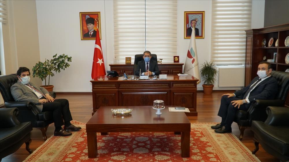 Yalova İl Emniyet Müdürü İle Yalova İl Milli Eğitim Müdürü'nden Rektörümüze Ziyaret