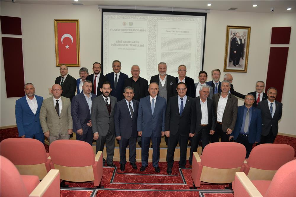 Rektörümüz Vilayet Konferansları Etkinliğinin İlk Konuşmacısı Oldu