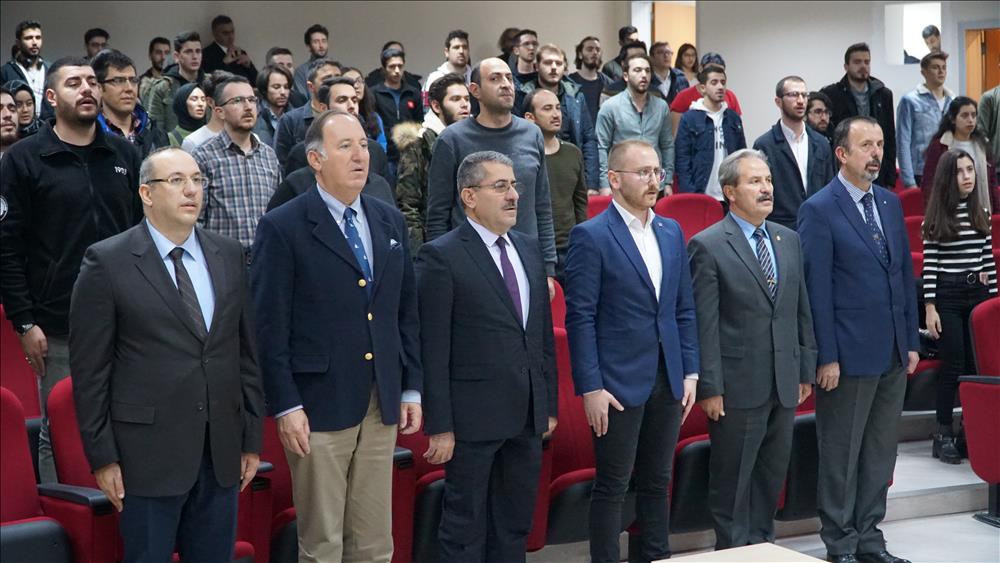 Em. Tümamiral Cem Gürdeniz Üniversitemiz’de Konferans Verdi