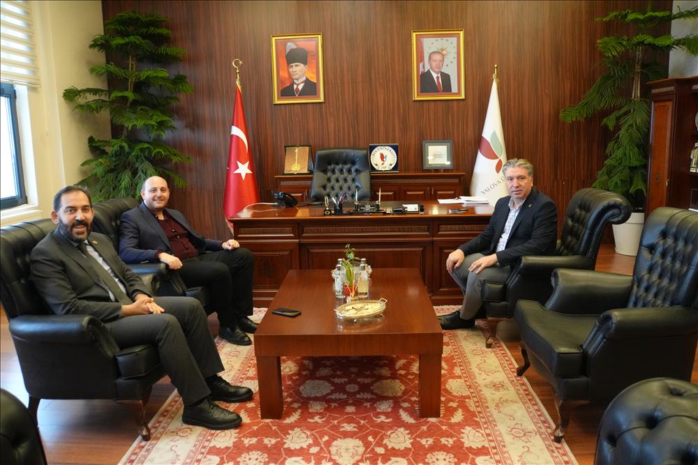 Büyükgümüş ve Soygüzel'den Rektörümüze Ziyaret
