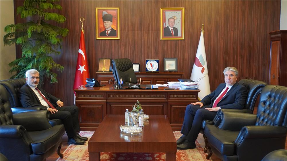 Milli Eğitim Müdürü Yılmaz’dan Rektörümüze Ziyaret