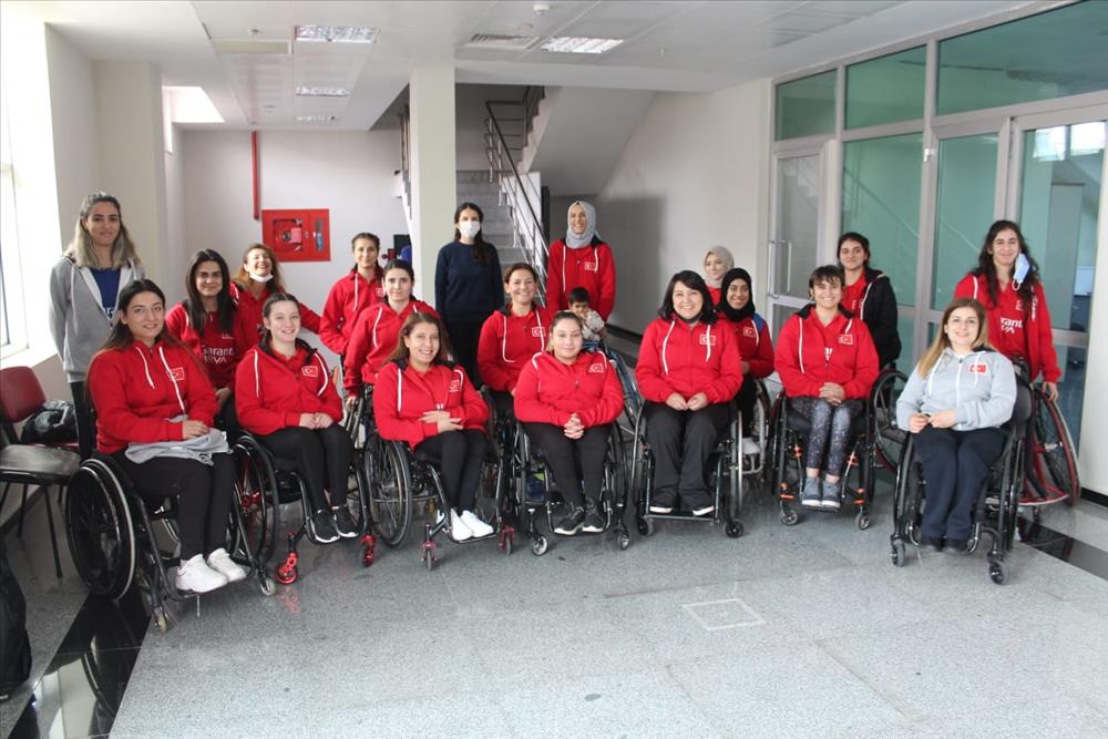 Tekerlekli Sandalye Basketbol Kadın Milli Takım Avrupa Şampiyonası Hazırlık Kampı Ziyareti