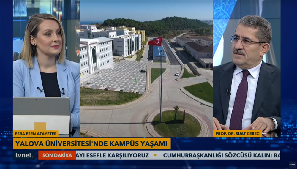 Yalova Üniversitesi Rektörü Prof. Dr Suat Cebeci ‘Kampüs Yolunda’ Programına Konuk Oldu
