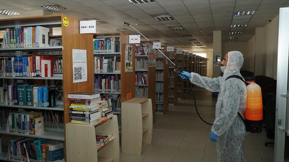 Üniversitemizde Coronavirüse Karşı İlaçlama Yapıldı