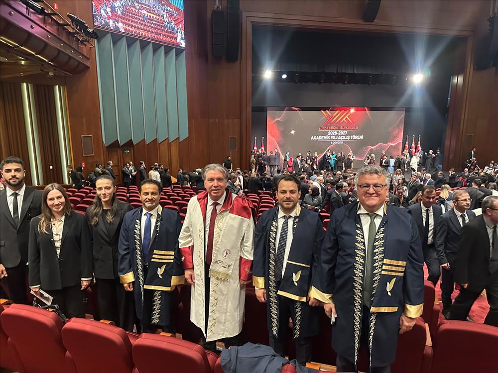 Our Rector, Prof. Dr Mehmet Bahçekapılı, Attended the YÖK Academic Year Opening Ceremony
