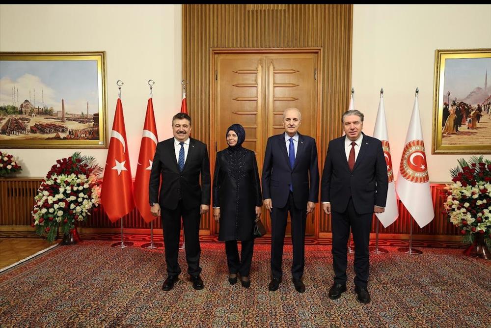 Rektörümüz Prof. Dr. Mehmet Bahçekapılı TBMM Başkanı Sayın Numan Kurtulmuş’un ev sahipliğinde Meclis’te düzenlenen resepsiyona iştirak etti.