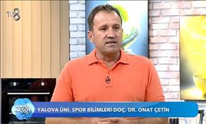 Üniversitemiz Spor Bilimleri Fakültesi Öğretim Üyesi Doç. Dr. Onat Çetin, TV8’de yayınlanan "Dr. Aksoy" programına konuk oldu.