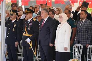Our Rector at Victory Day Celebrations
