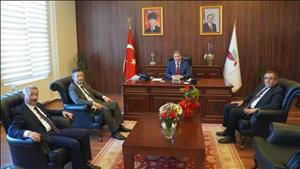 Vali Yardımcılarından Rektörümüz Prof. Dr. Mehmet Bahçekapılı'ya Hayırlı Olsun Ziyareti