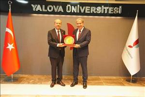 The 5th President of the Turkish Republic of Northern Cyprus, Mr Ersin Tatar, Visited Our University